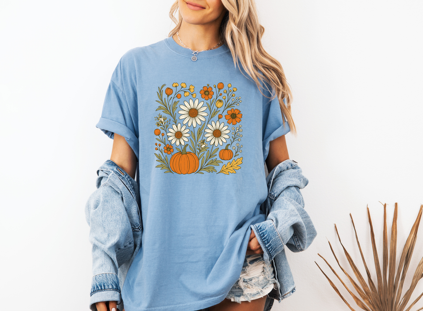 *NEW* BOHO MULTI FLORAL PUMPKIN CC SHIRT
