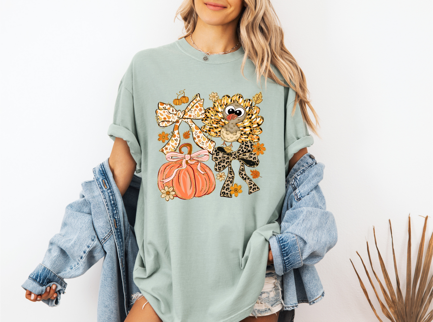 *NEW* THANKSGIVING TURKEY AND PUMPKIN CC SHIRT