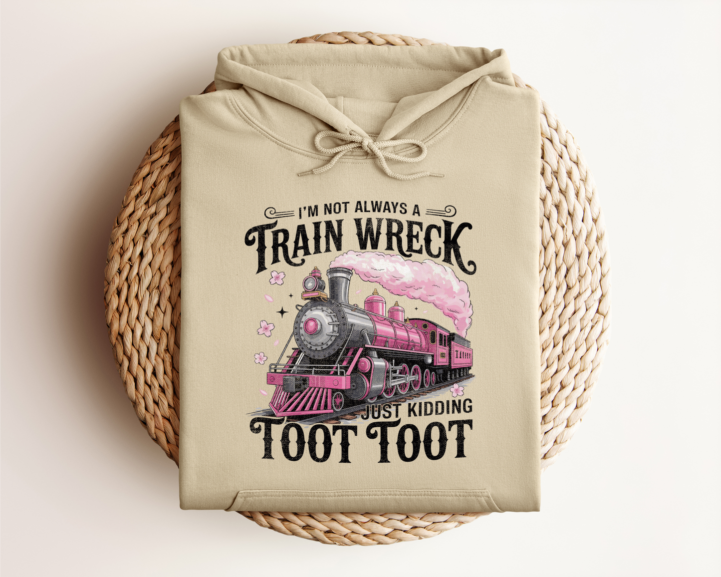 TRAIN WRECK TOOT TOOT HOODIE