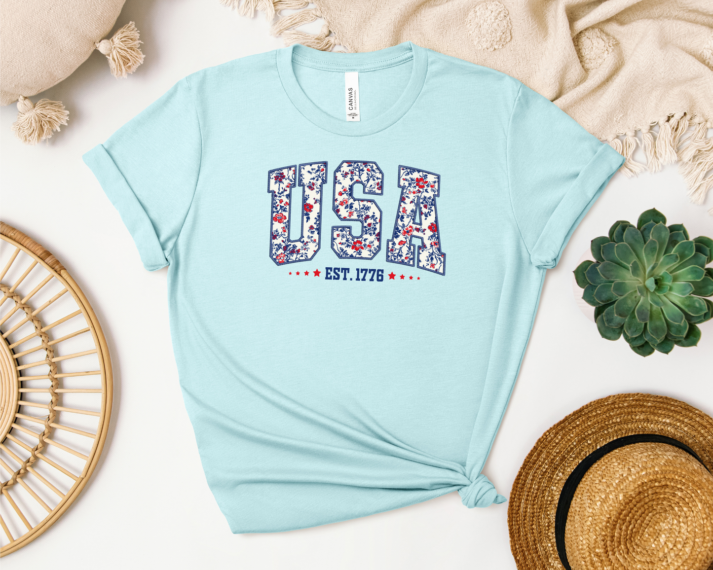 USA Floral shirt