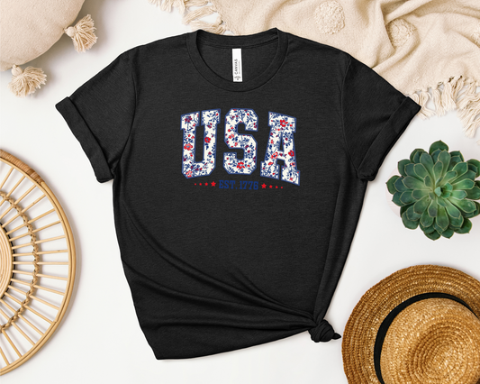 USA Floral shirt