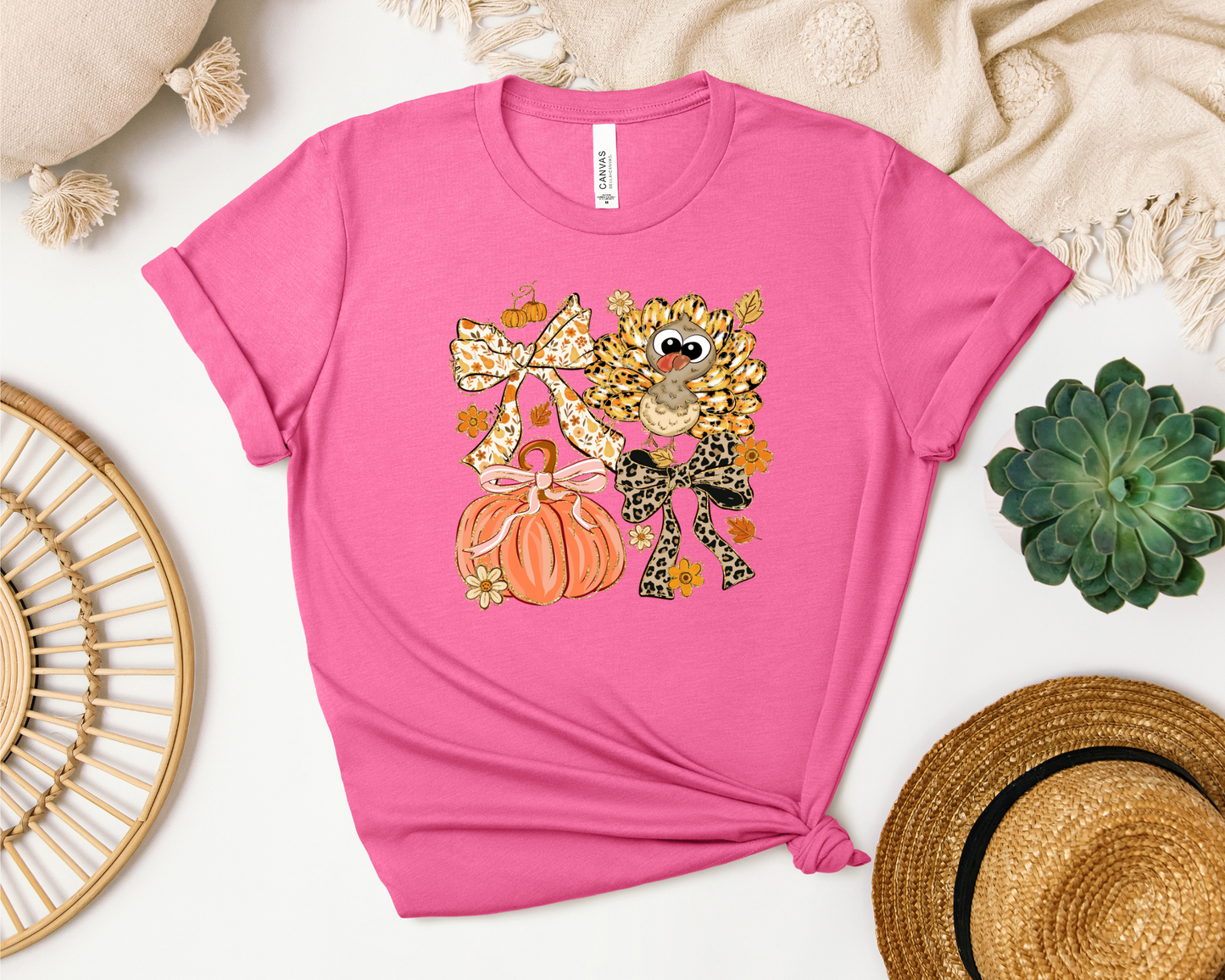 *NEW* THANKSGIVING TURKEY AND PUMPKIN SHIRT