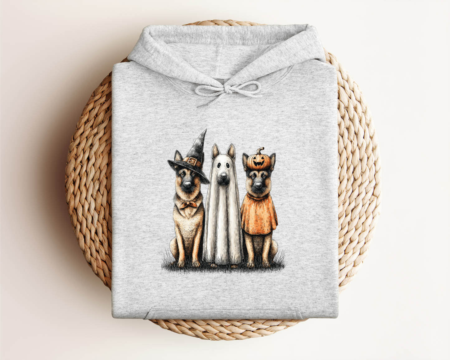 SPOOKY GERMAN SHEPHERD HOODIE