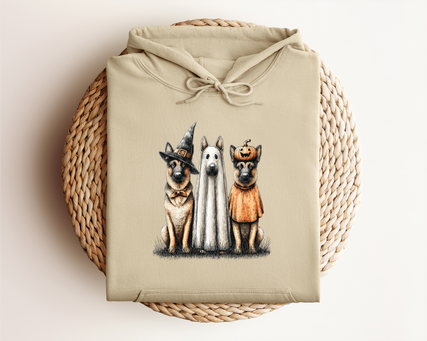 SPOOKY GERMAN SHEPHERD HOODIE