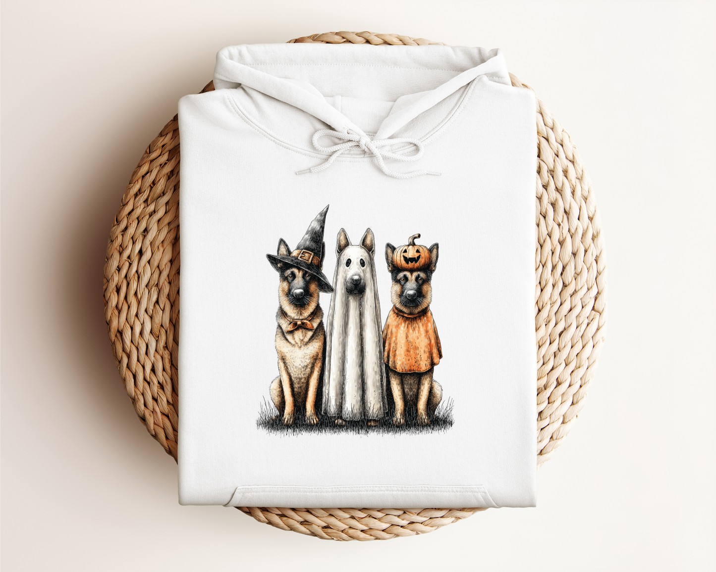 SPOOKY GERMAN SHEPHERD HOODIE