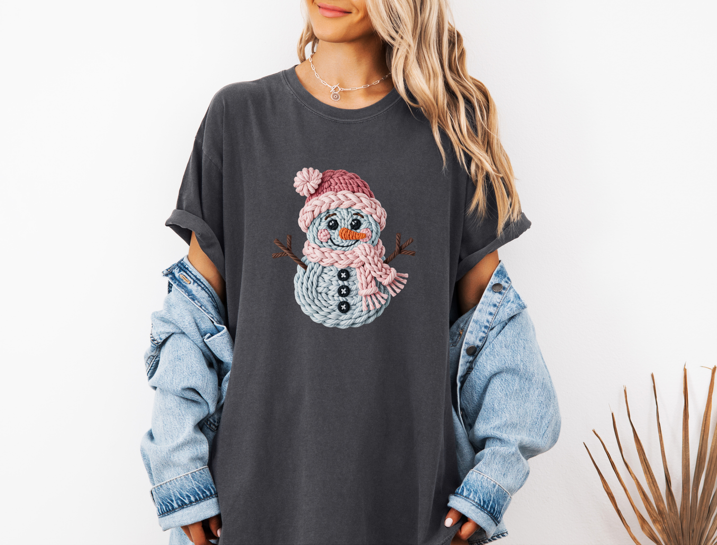 CROCHET SNOWMAN CC SHIRT