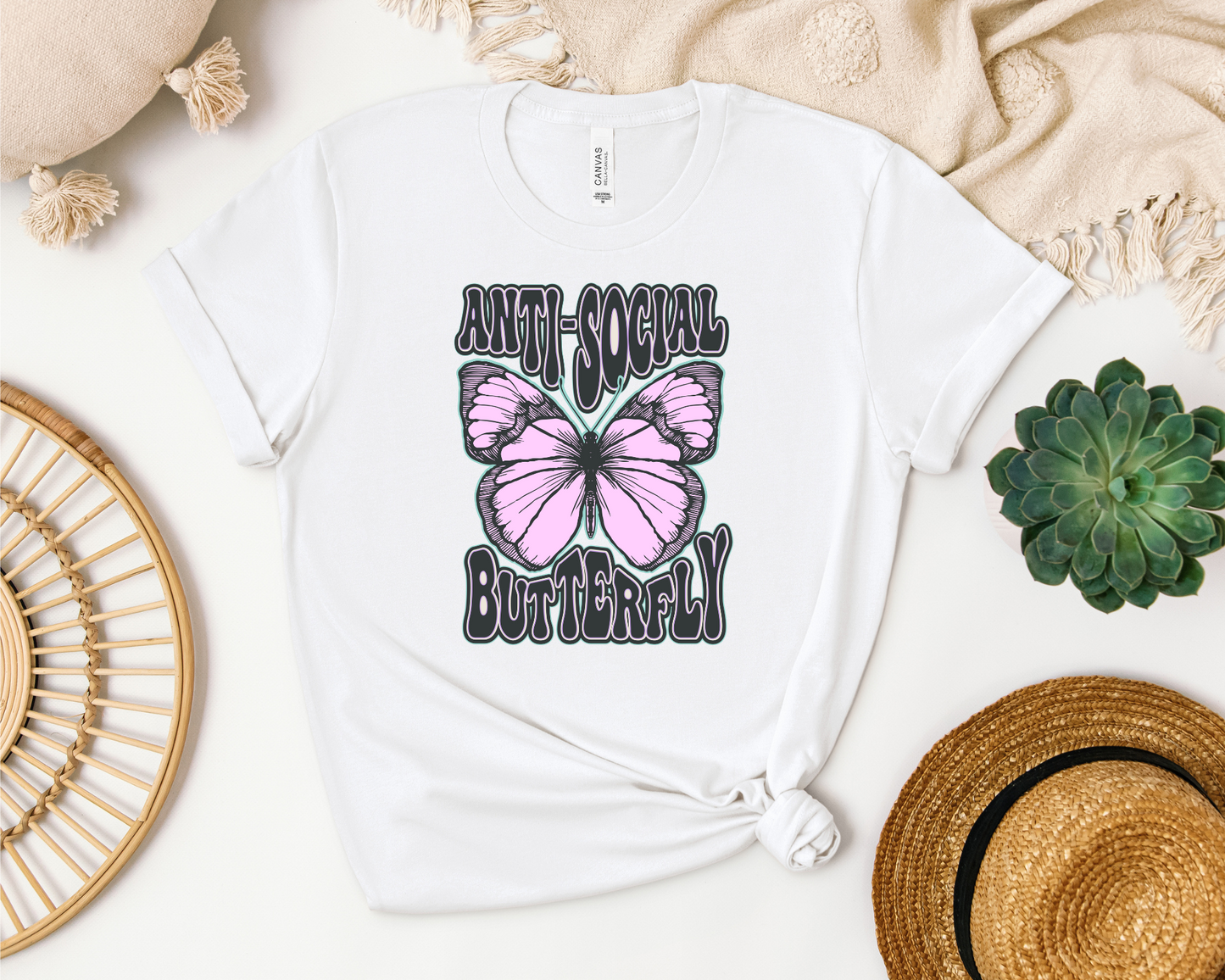 ANTI-SOCIAL BUTTERFLY SHIRT