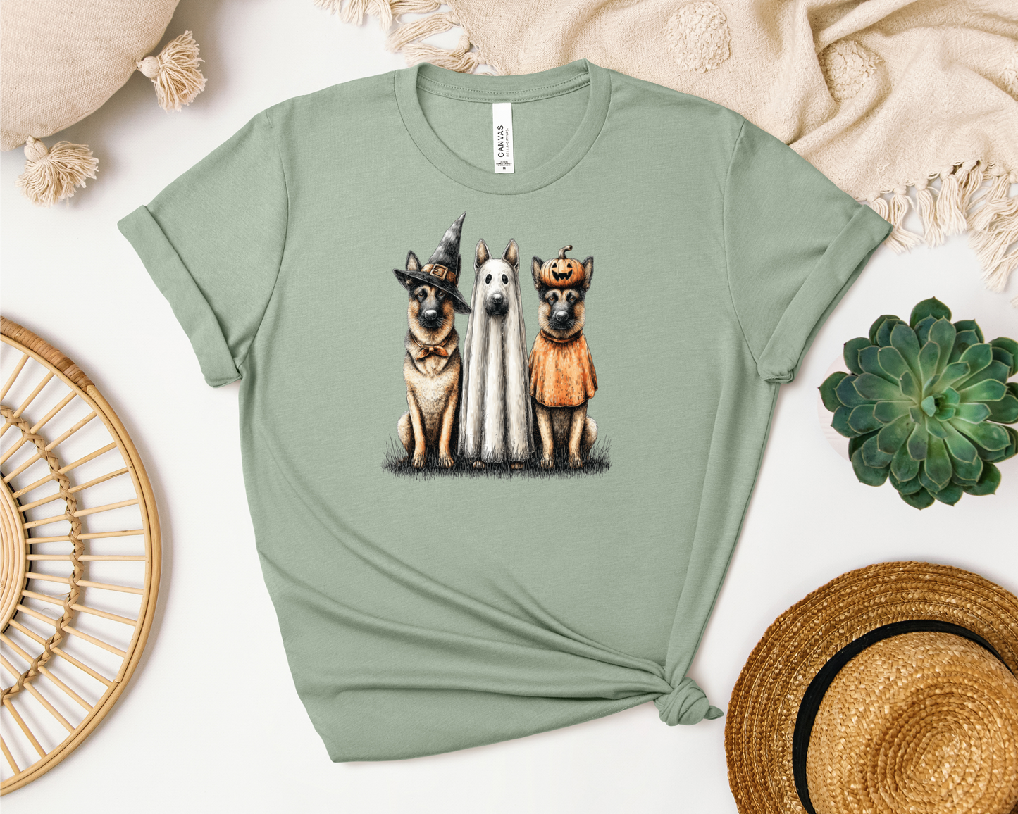 SPOOKY GERMAN SHEPHERD SHIRT