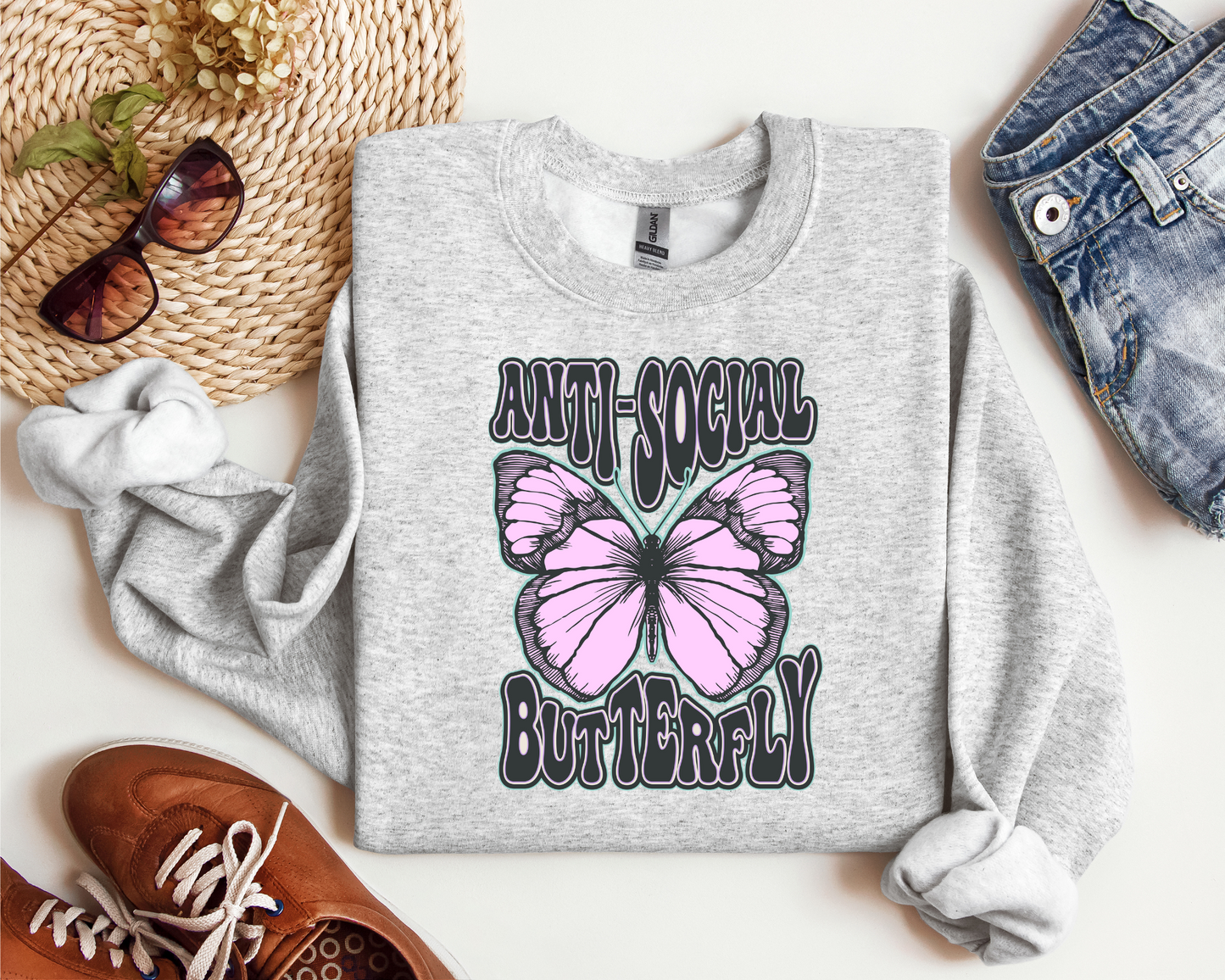 ANTI-SOCIAL BUTTERFLY CREW