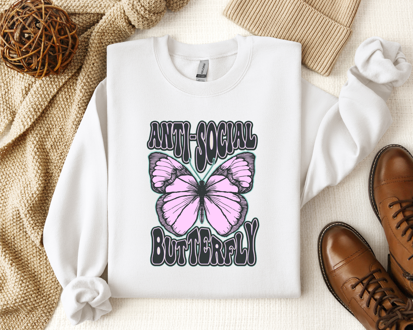 ANTI-SOCIAL BUTTERFLY CREW