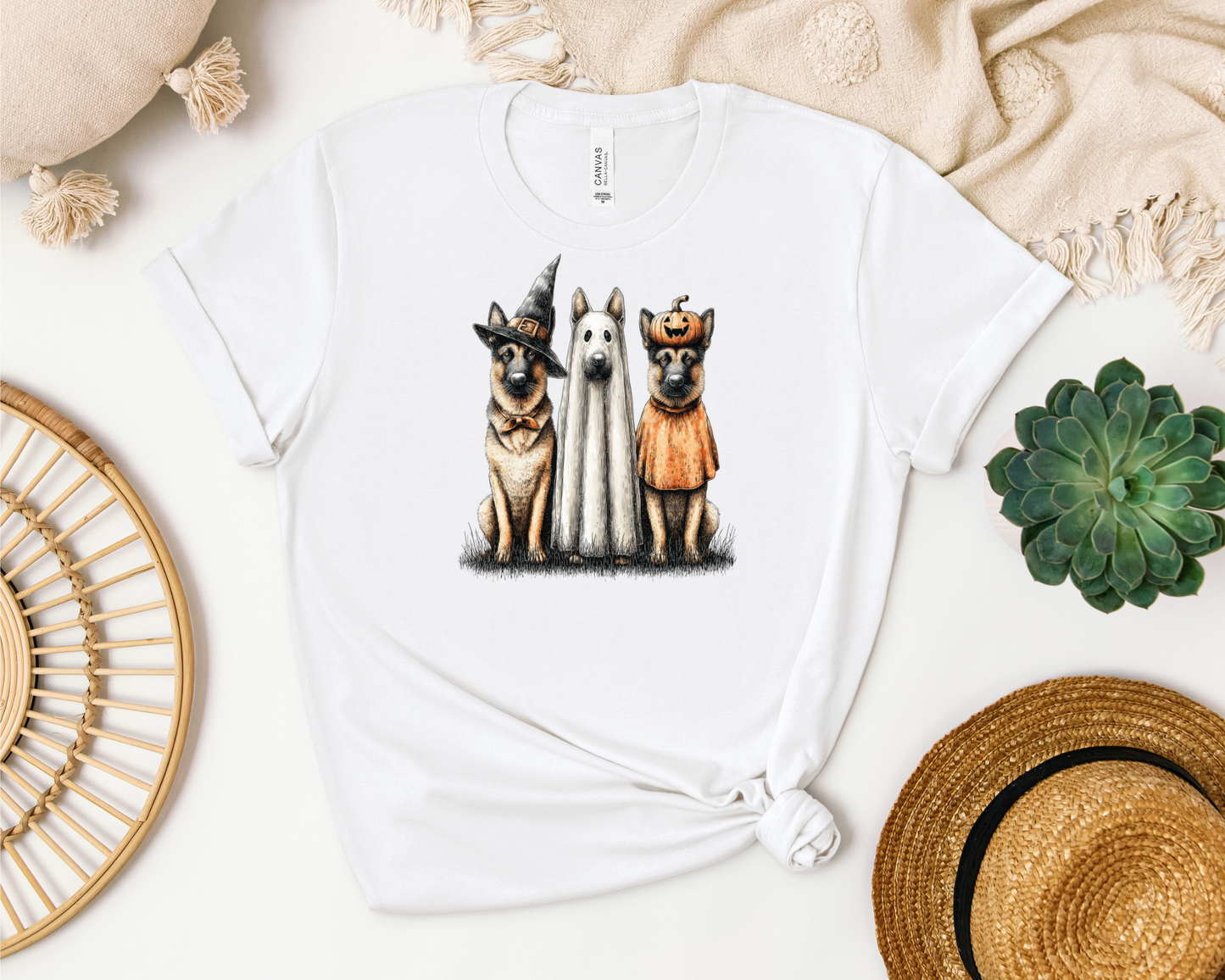 SPOOKY GERMAN SHEPHERD SHIRT