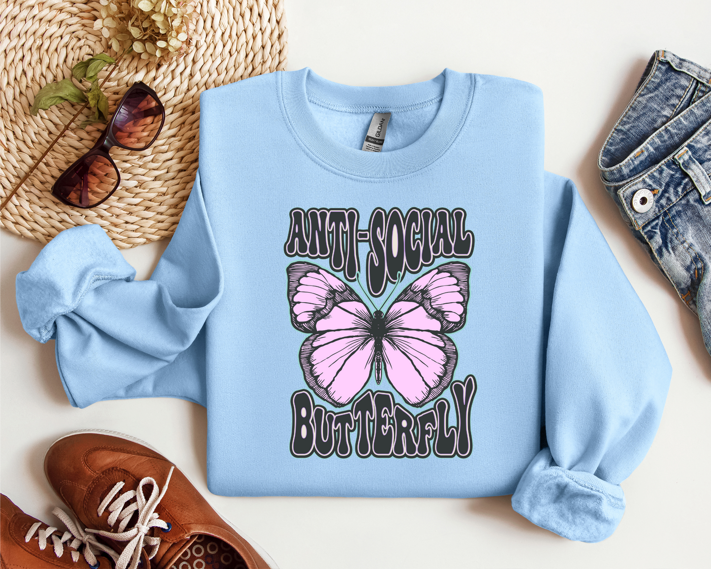 ANTI-SOCIAL BUTTERFLY CREW