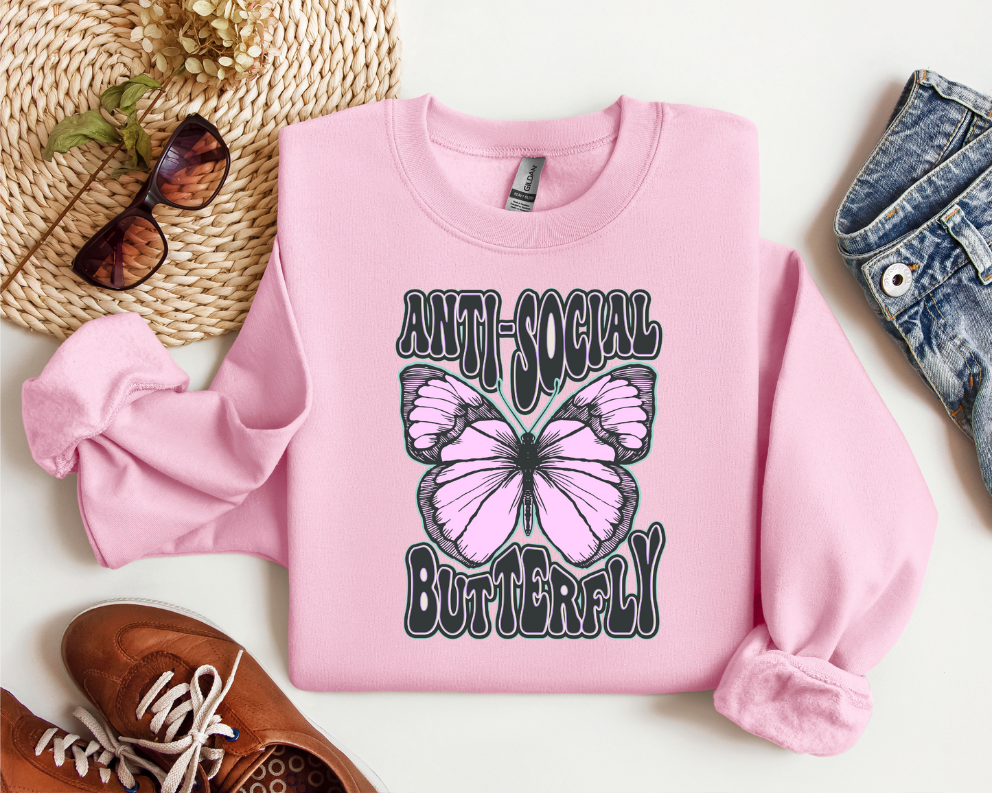 ANTI-SOCIAL BUTTERFLY CREW