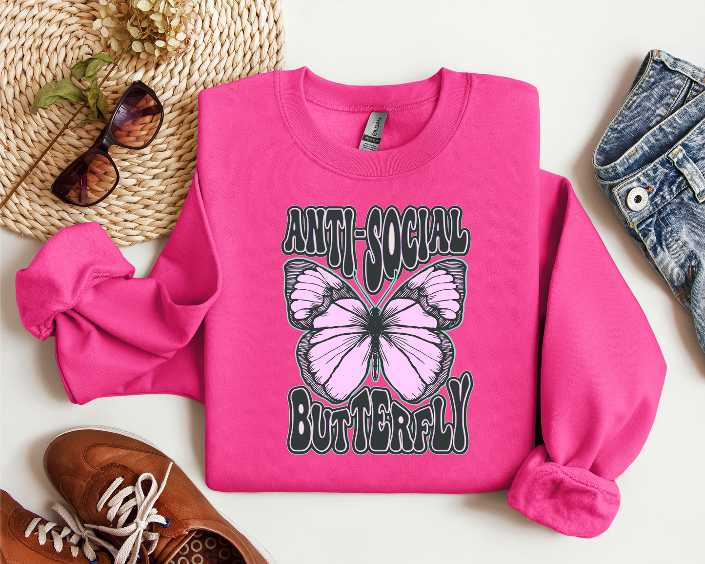 ANTI-SOCIAL BUTTERFLY CREW