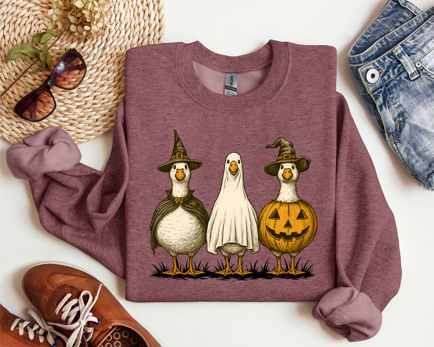 BOO GHOST GOOSE CREW