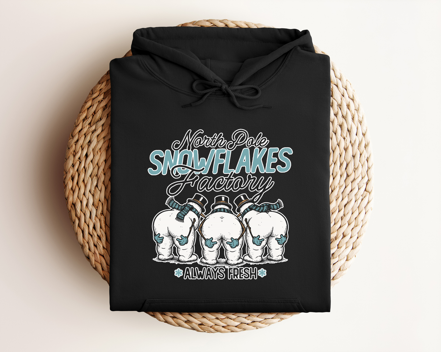 NORTH POLE SNOWFLAKES FACTORY HOODIE