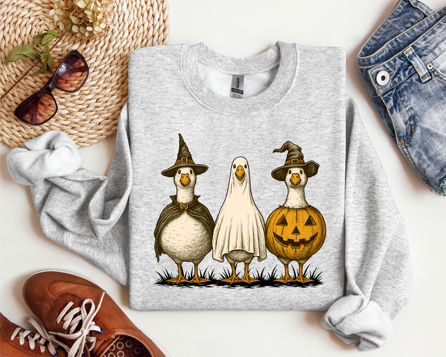 BOO GHOST GOOSE CREW