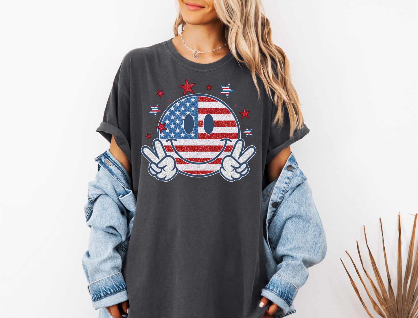 4th of July Smiley Face CC shirt