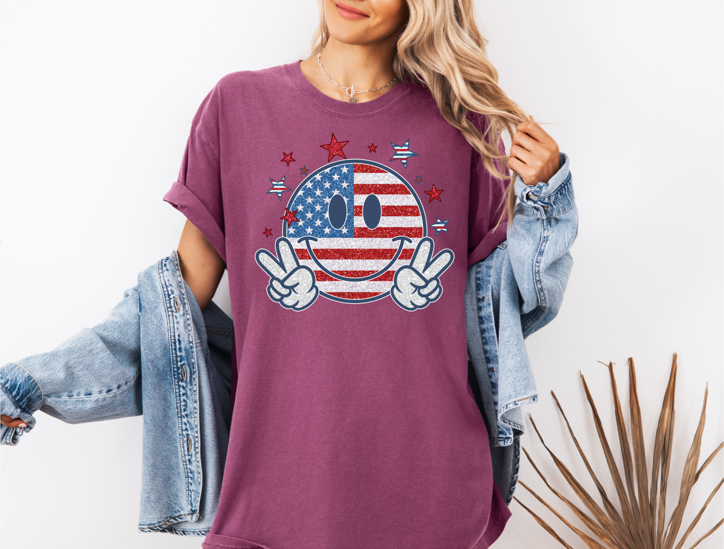4th of July Smiley Face CC shirt