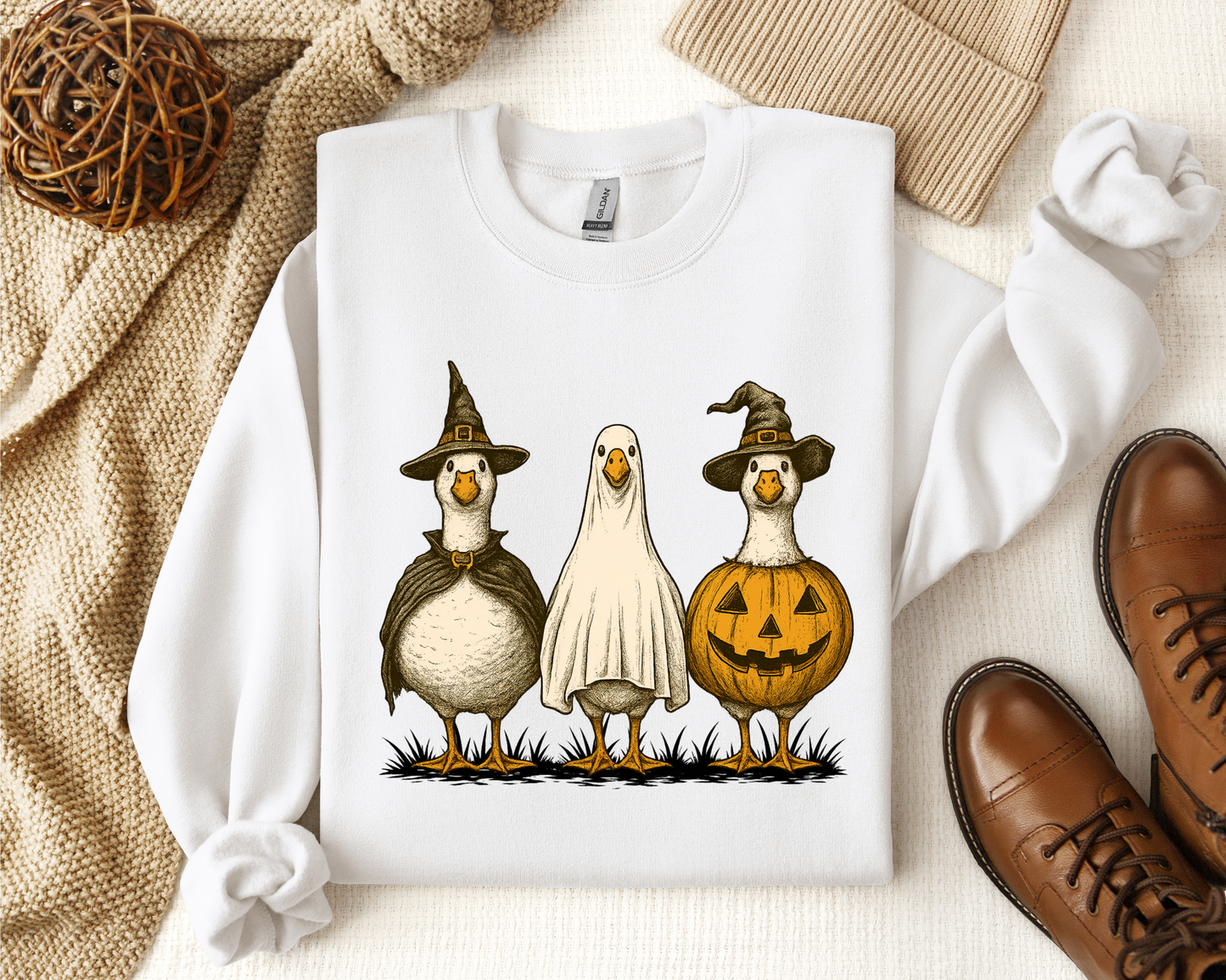 BOO GHOST GOOSE CREW