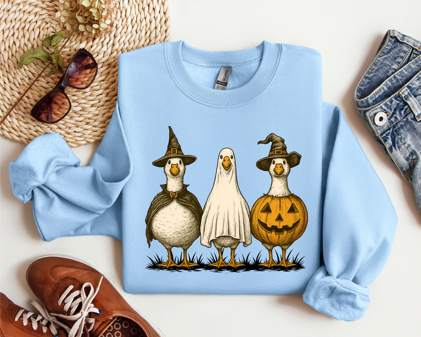 BOO GHOST GOOSE CREW
