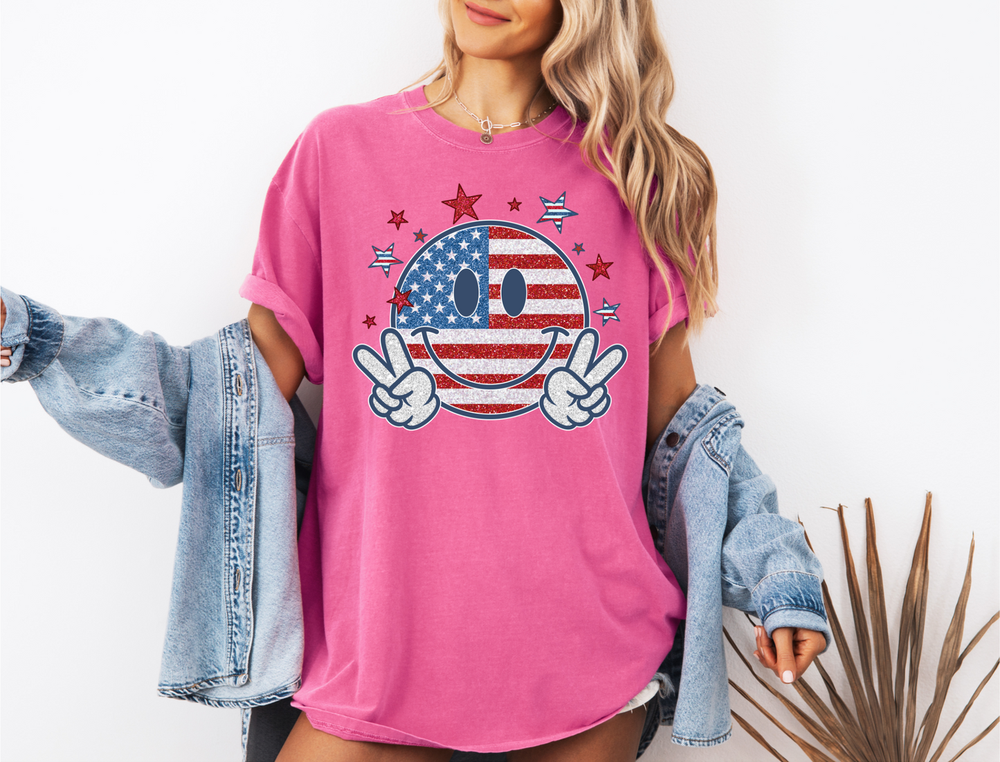 4th of July Smiley Face CC shirt