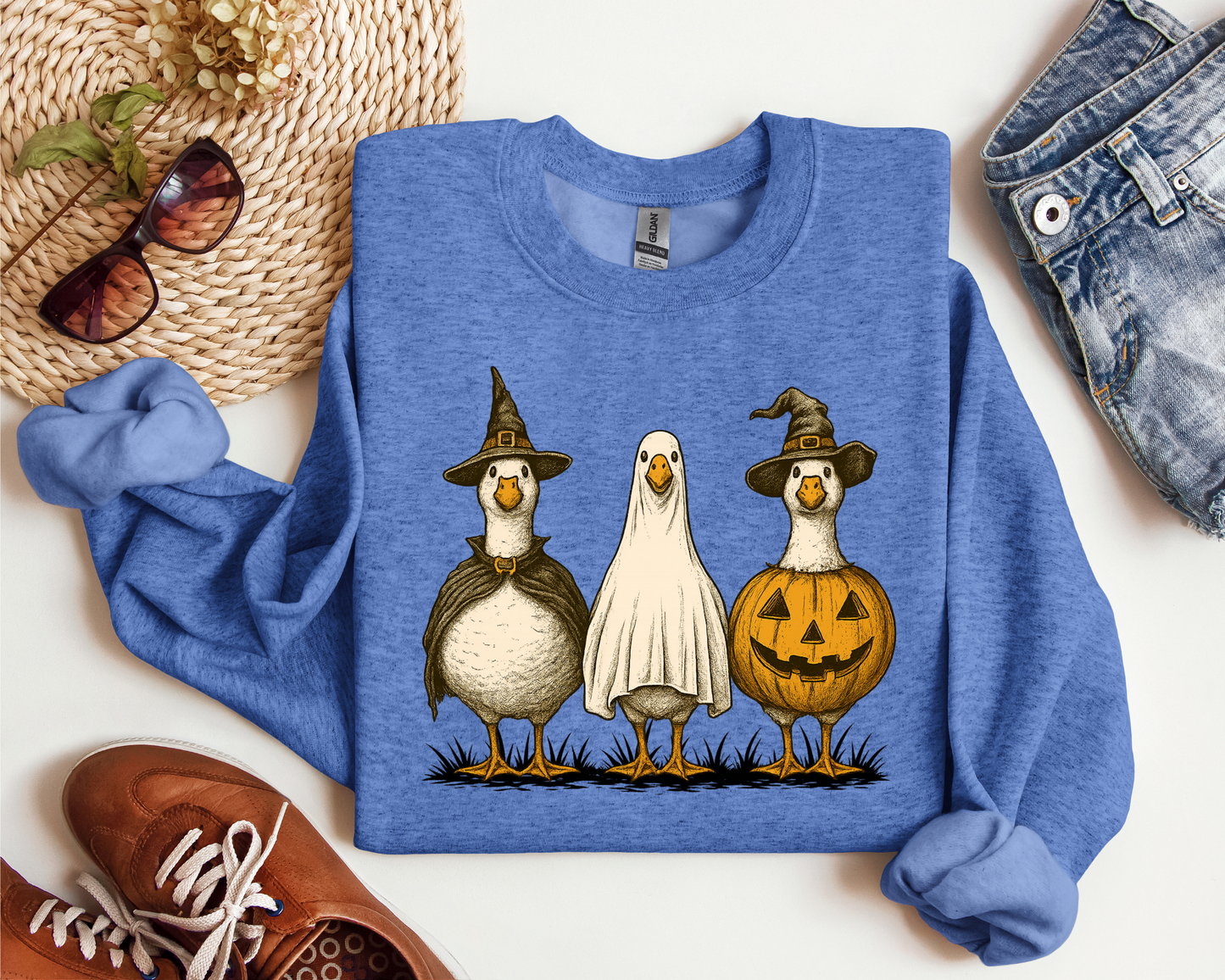BOO GHOST GOOSE CREW