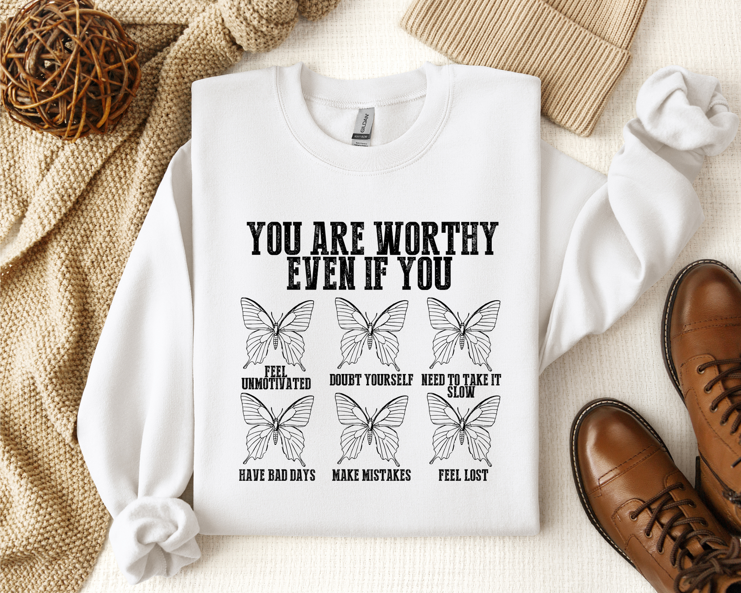 YOU ARE WORTHY EVEN IF YOU CREW