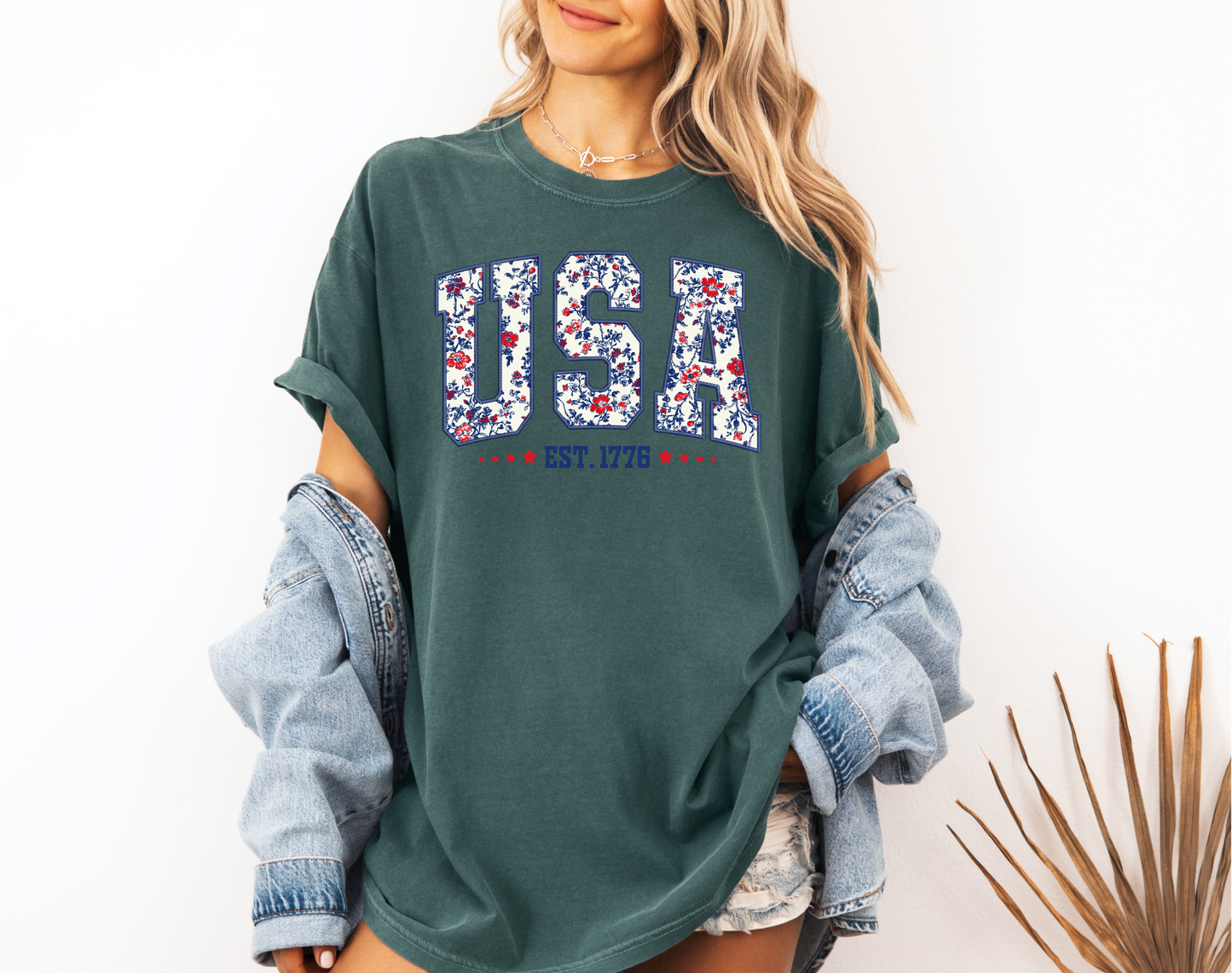 USA Floral CC shirt