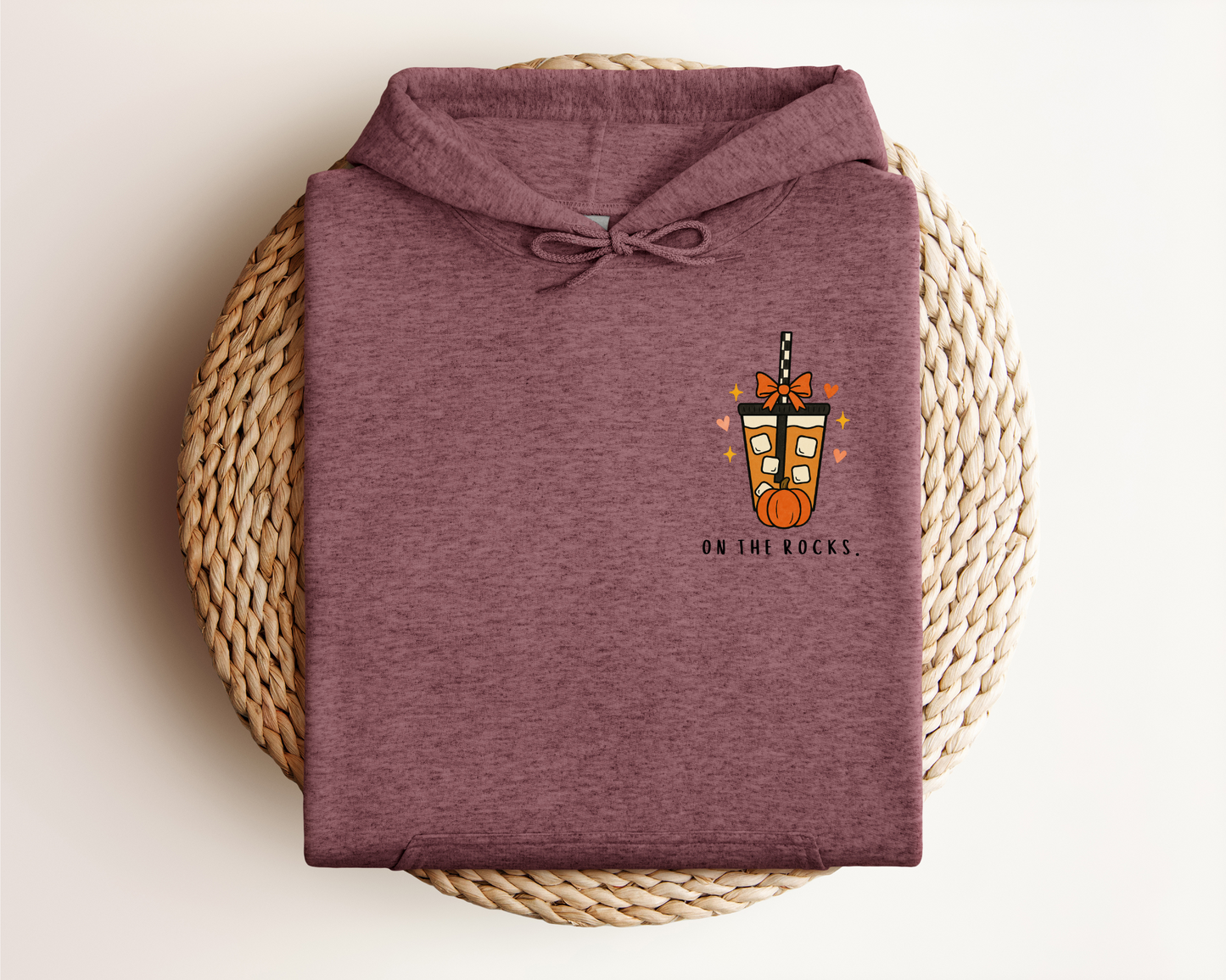 PUMPKIN ON THE ROCKS HOODIE