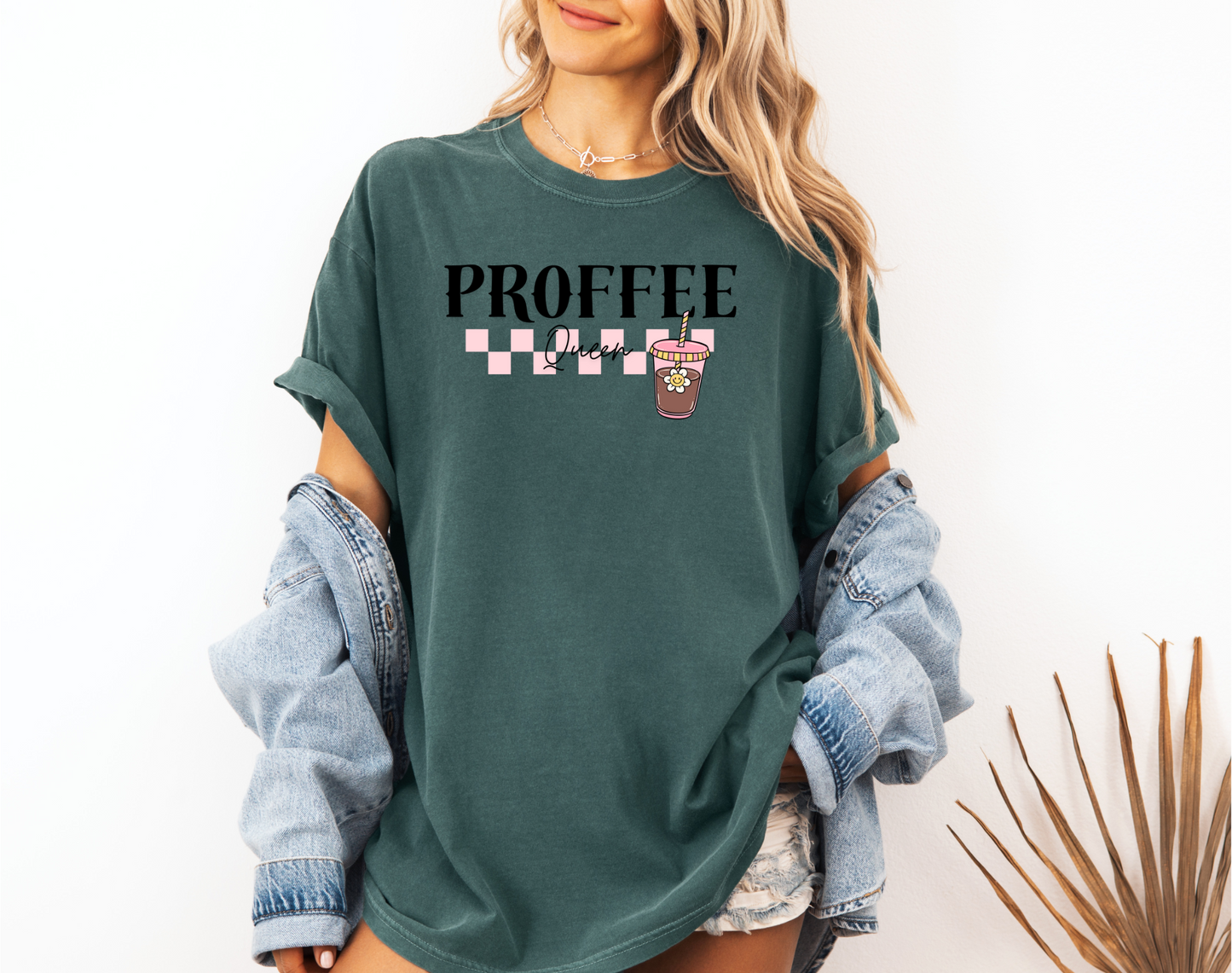 *NEW* PROFFEE QUEEN CHECKERED CC SHIRT