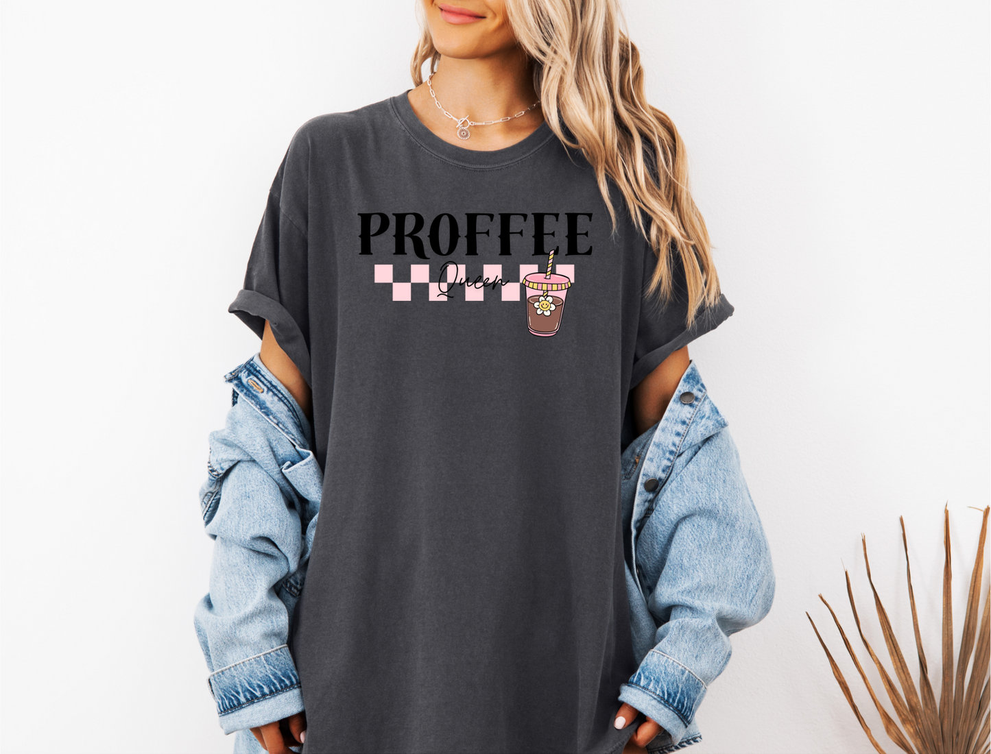 *NEW* PROFFEE QUEEN CHECKERED CC SHIRT