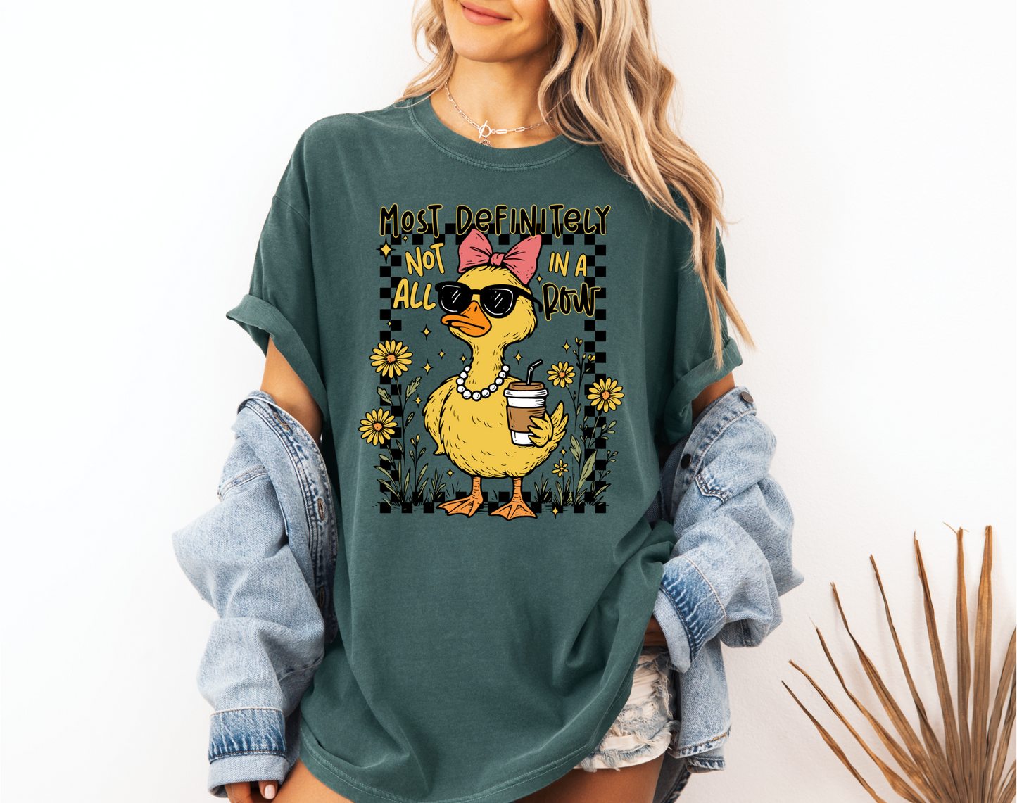 MOST DEFINITELY NOT ALL IN A ROW CC SHIRT