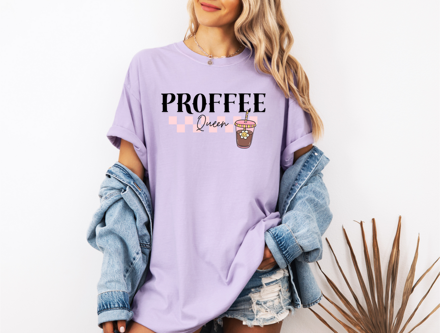 *NEW* PROFFEE QUEEN CHECKERED CC SHIRT