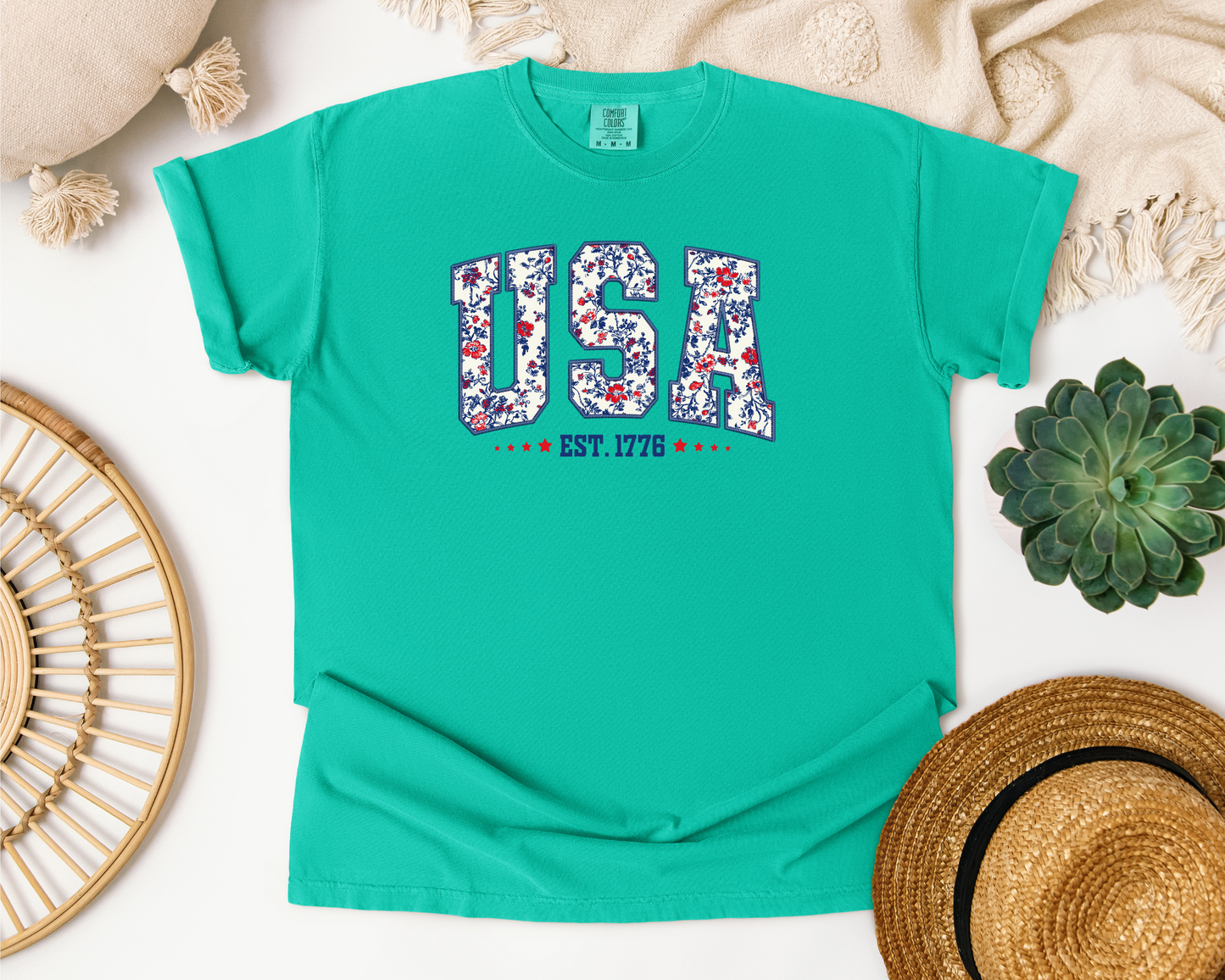 USA Floral CC shirt