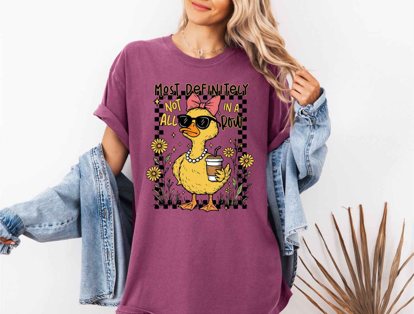 MOST DEFINITELY NOT ALL IN A ROW CC SHIRT