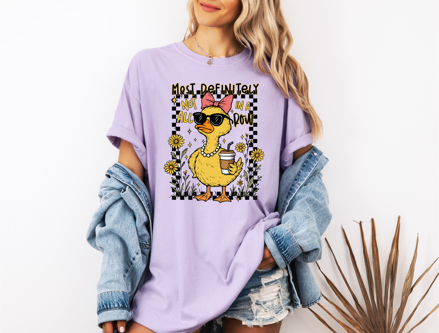 MOST DEFINITELY NOT ALL IN A ROW CC SHIRT