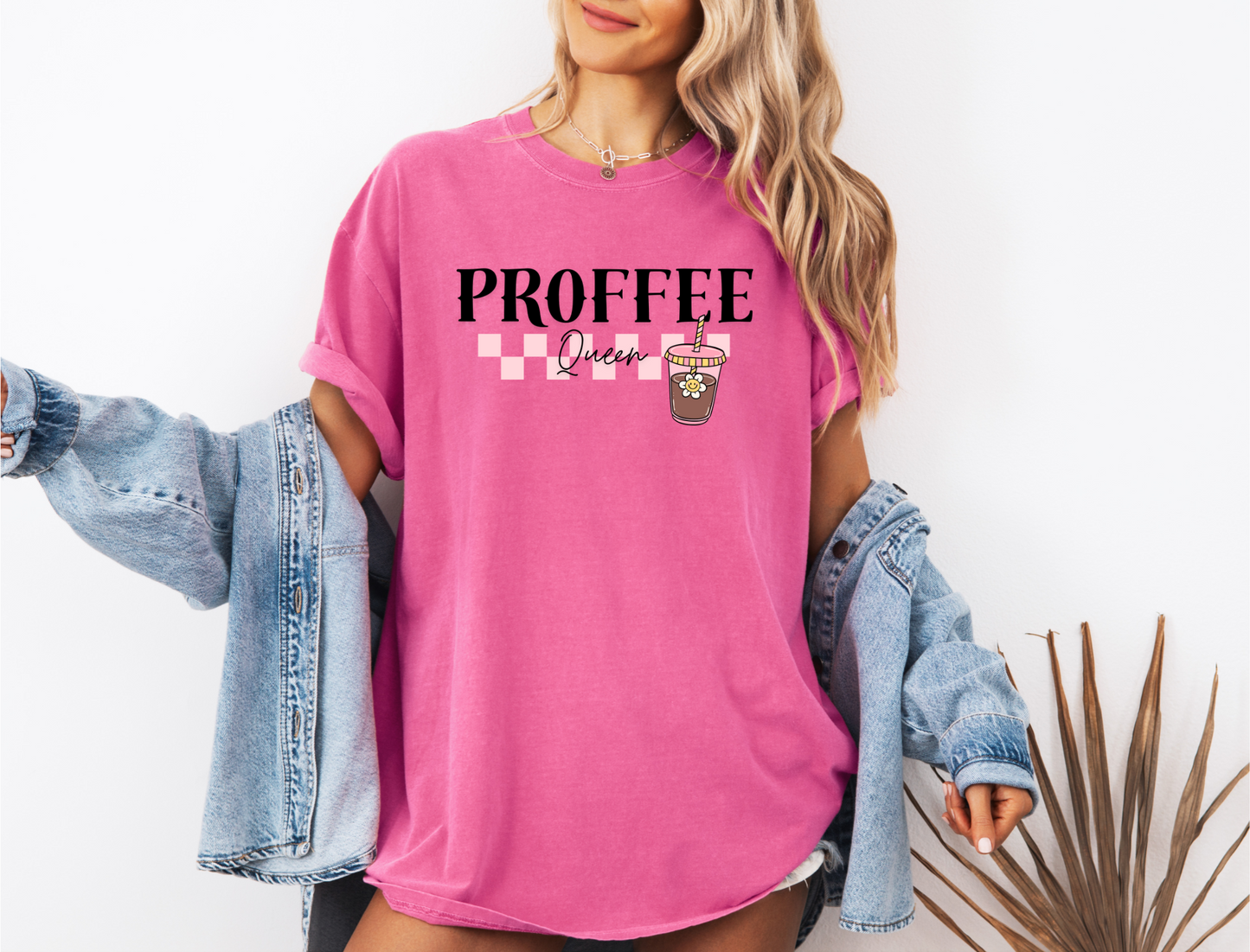 *NEW* PROFFEE QUEEN CHECKERED CC SHIRT