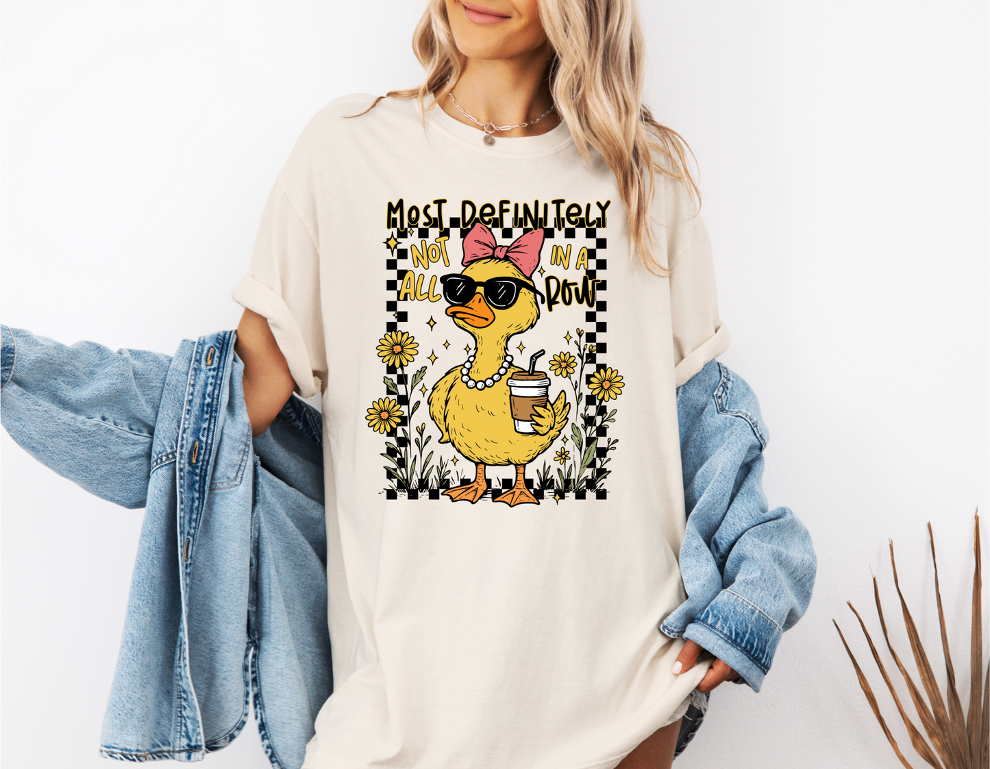 MOST DEFINITELY NOT ALL IN A ROW CC SHIRT