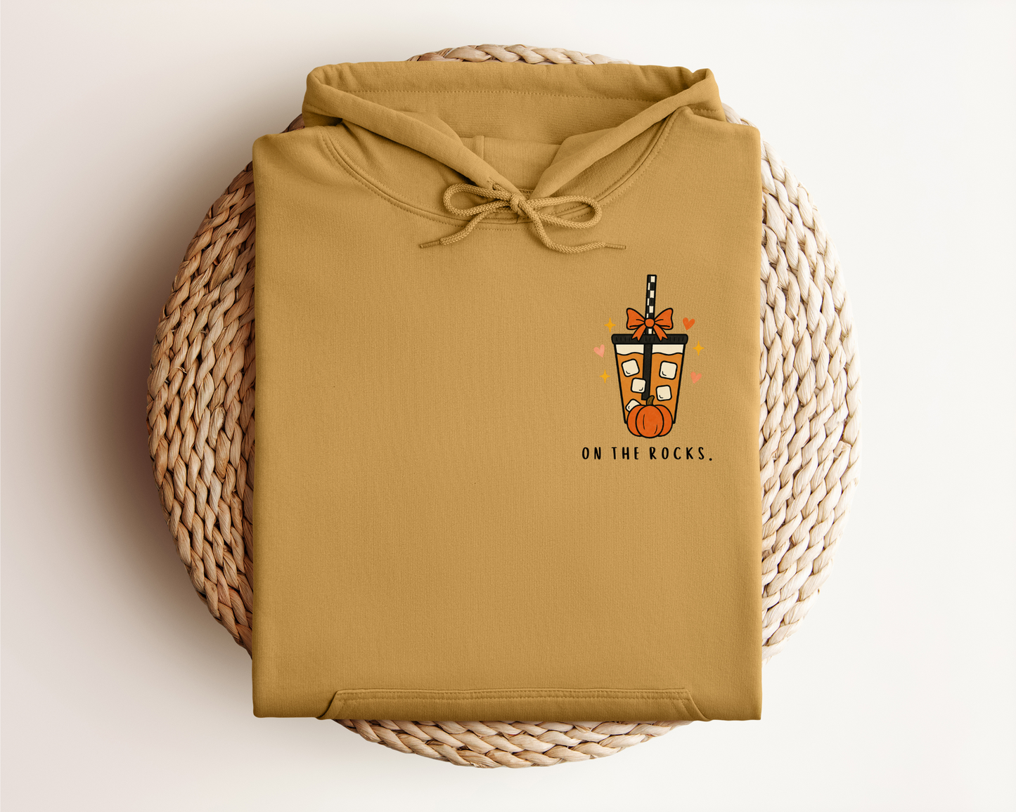 PUMPKIN ON THE ROCKS HOODIE