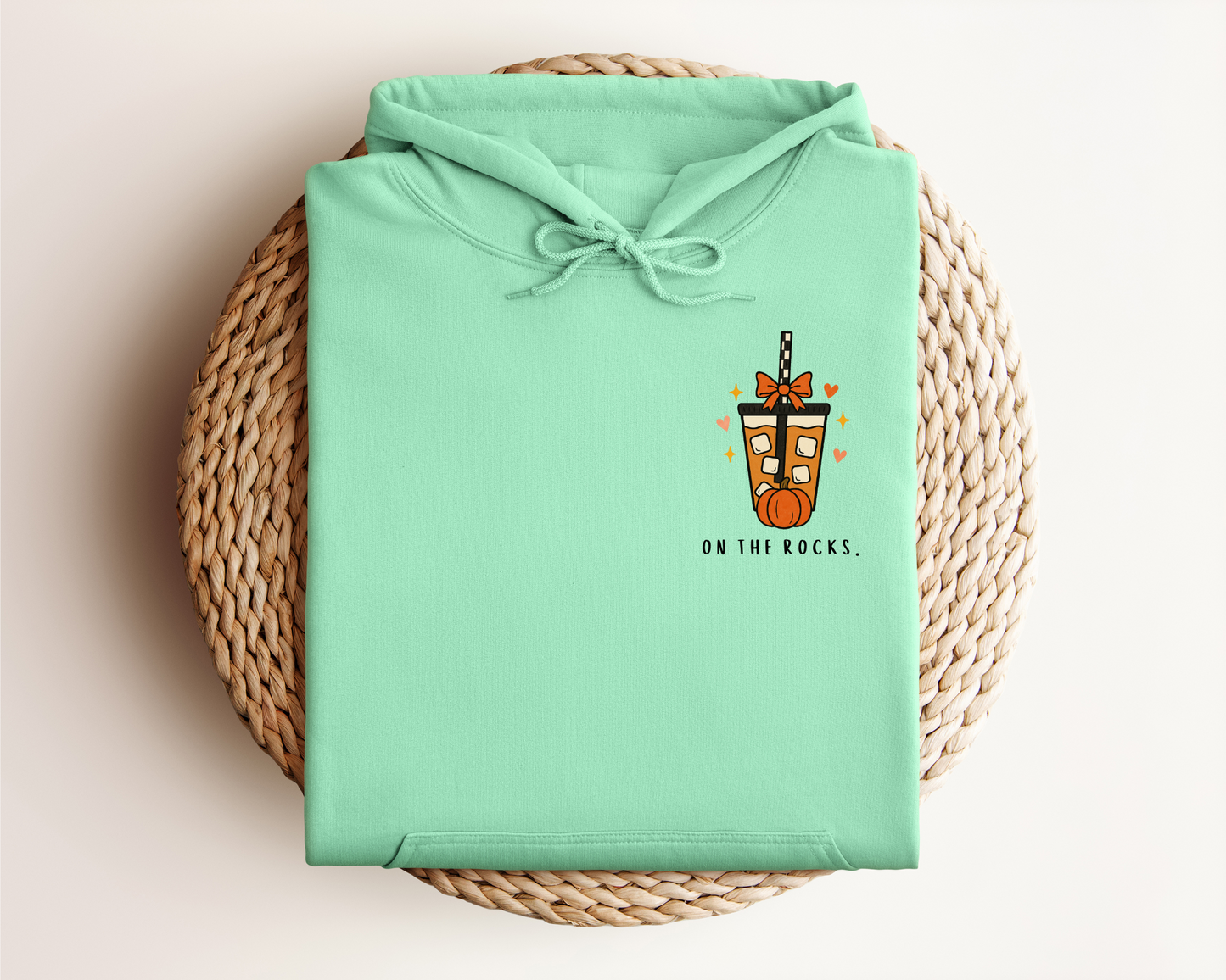 PUMPKIN ON THE ROCKS HOODIE