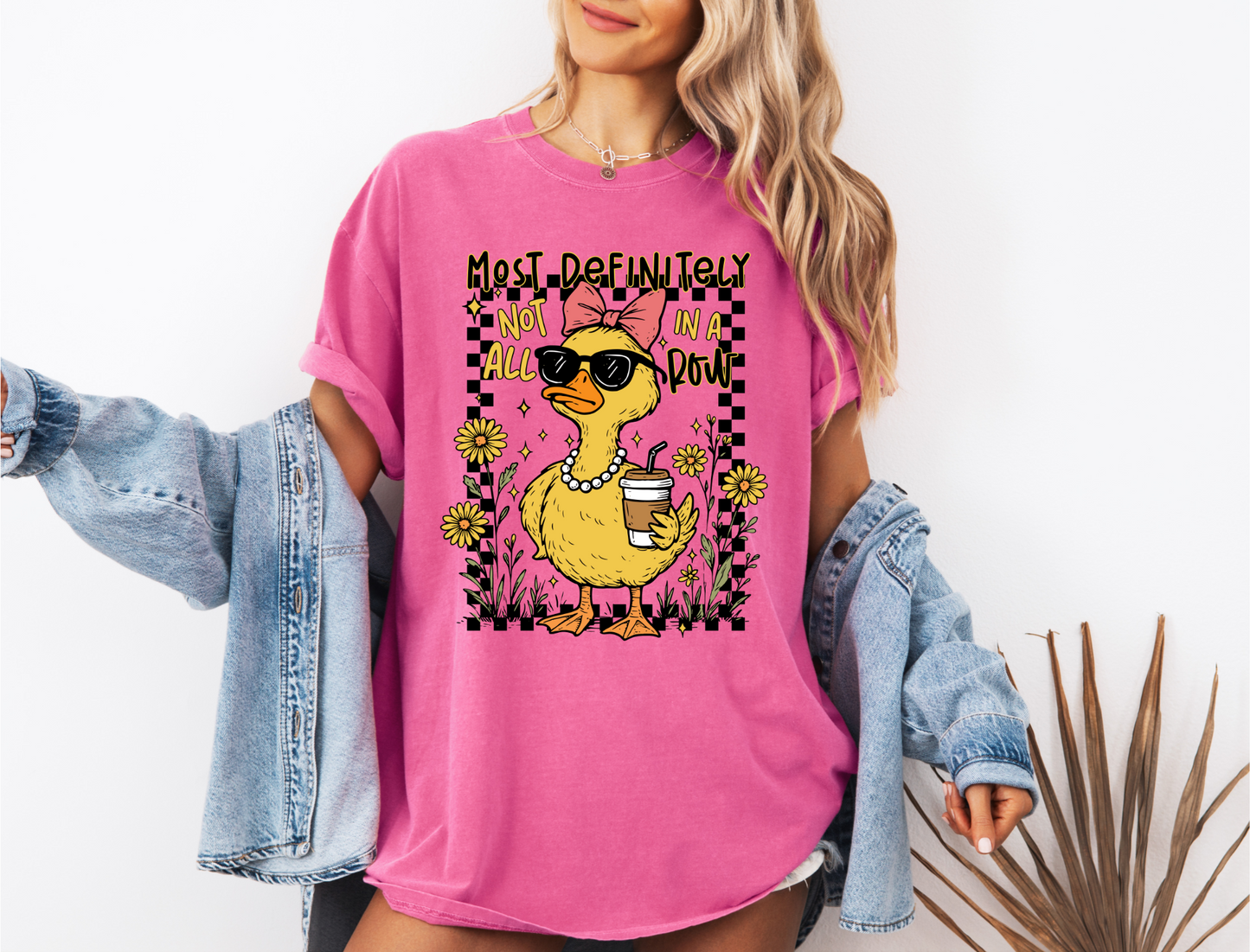 MOST DEFINITELY NOT ALL IN A ROW CC SHIRT