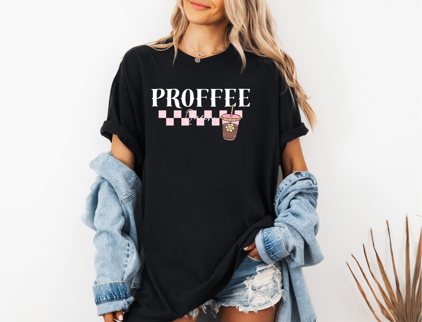 *NEW* PROFFEE QUEEN CHECKERED CC SHIRT