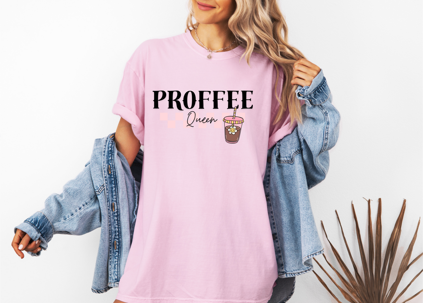 *NEW* PROFFEE QUEEN CHECKERED CC SHIRT