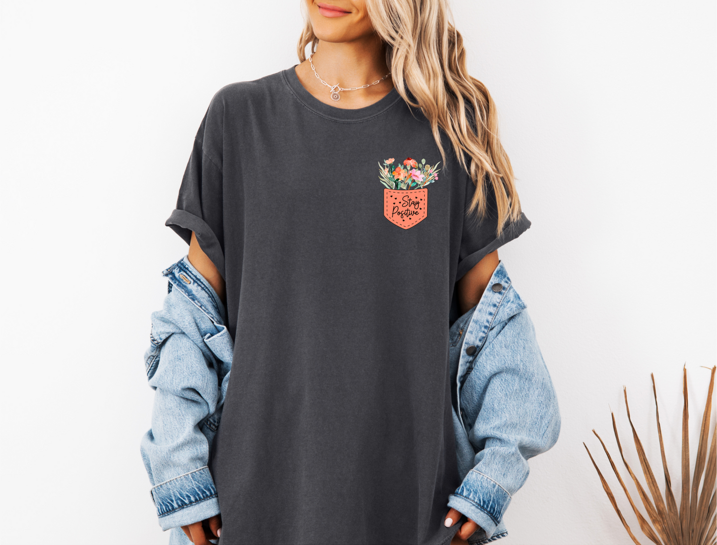 STAY POSITIVE POCKET CC SHIRT