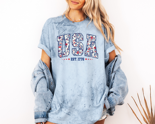USA Floral CC shirt