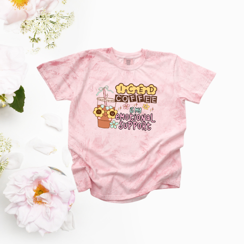 EMOTIONAL SUPPORT ICED COFFEE CC SHIRT
