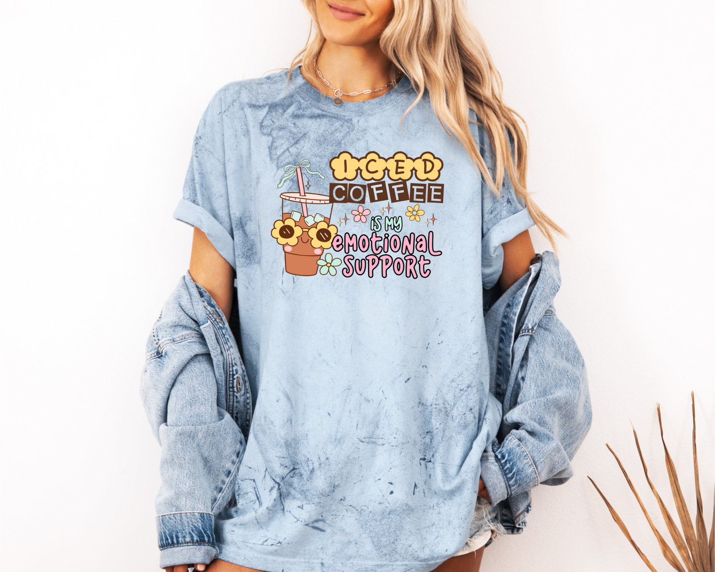 EMOTIONAL SUPPORT ICED COFFEE CC SHIRT