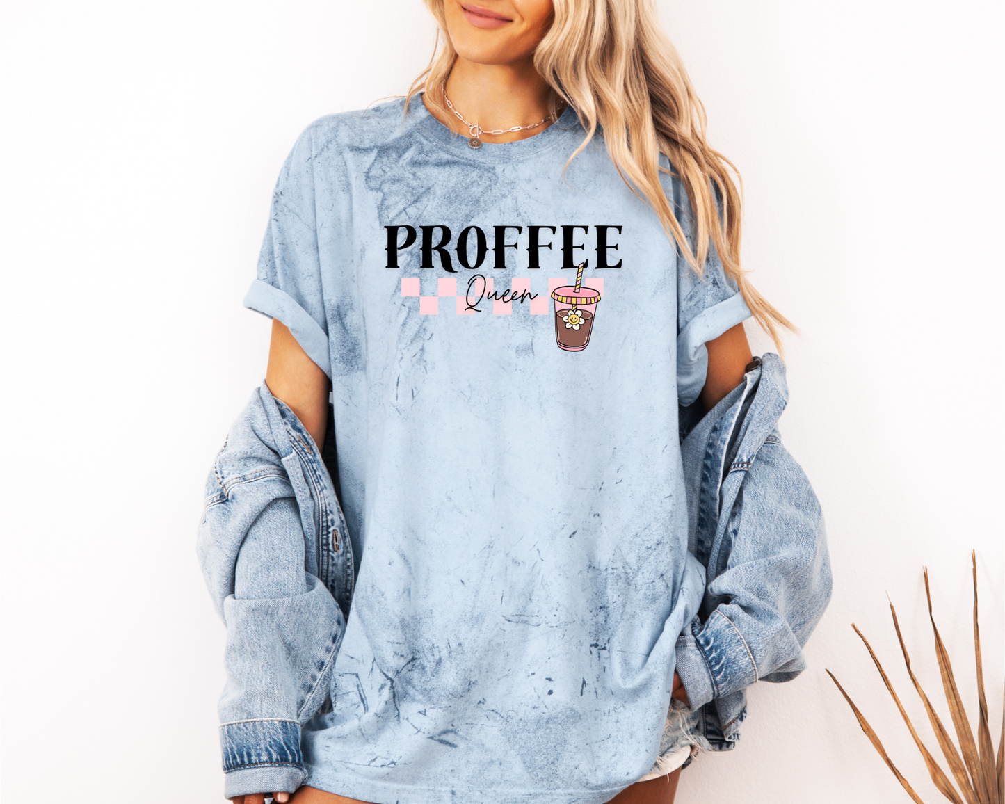 *NEW* PROFFEE QUEEN CHECKERED CC SHIRT