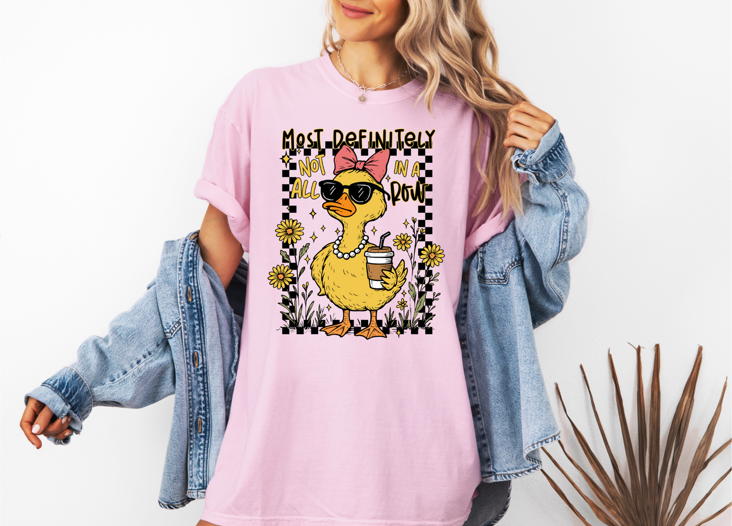 MOST DEFINITELY NOT ALL IN A ROW CC SHIRT